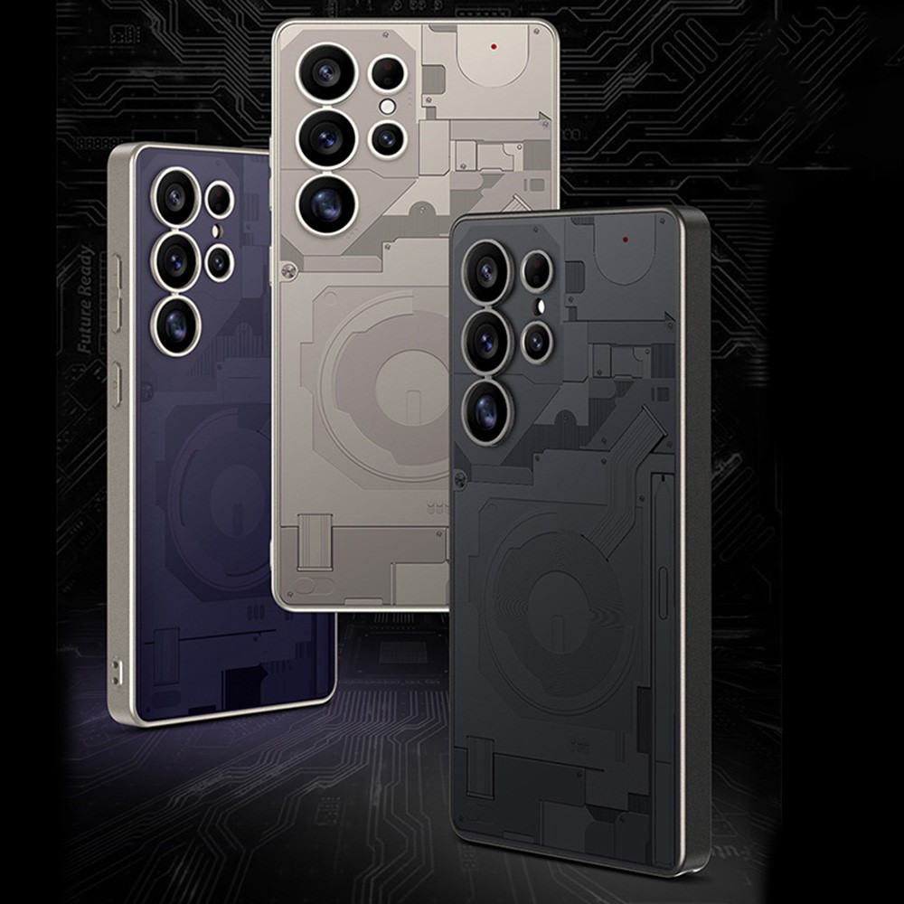 GKK GKK Samsung Galaxy S25 Ultra Skal Circuit Svart