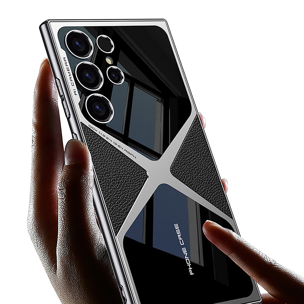 GKK GKK Samsung Galaxy S25 Ultra Skal X Shape Kolfiber Textur