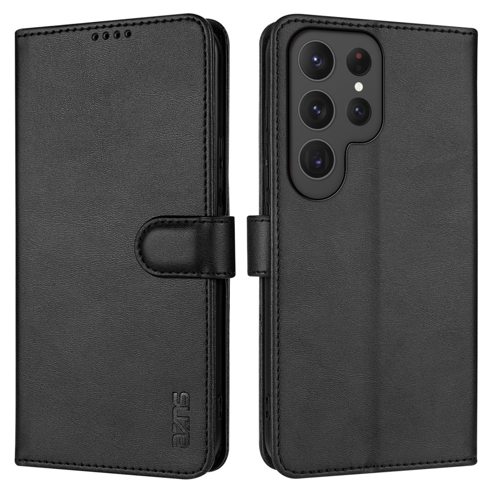 AZNS AZNS Samsung Galaxy S25 Ultra Fodral Läder Svart
