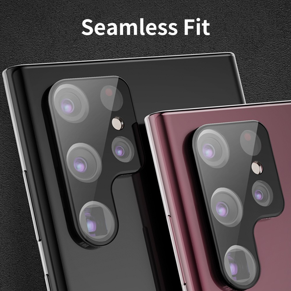 ENKAY ENKAY Samsung Galaxy S25 Ultra Linsskydd Härdat Glas Svart