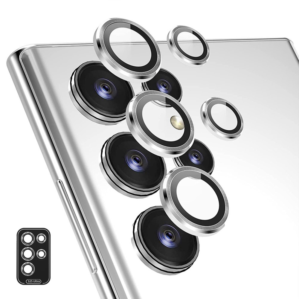ENKAY ENKAY Samsung Galaxy S25 Ultra Linsskydd Silver