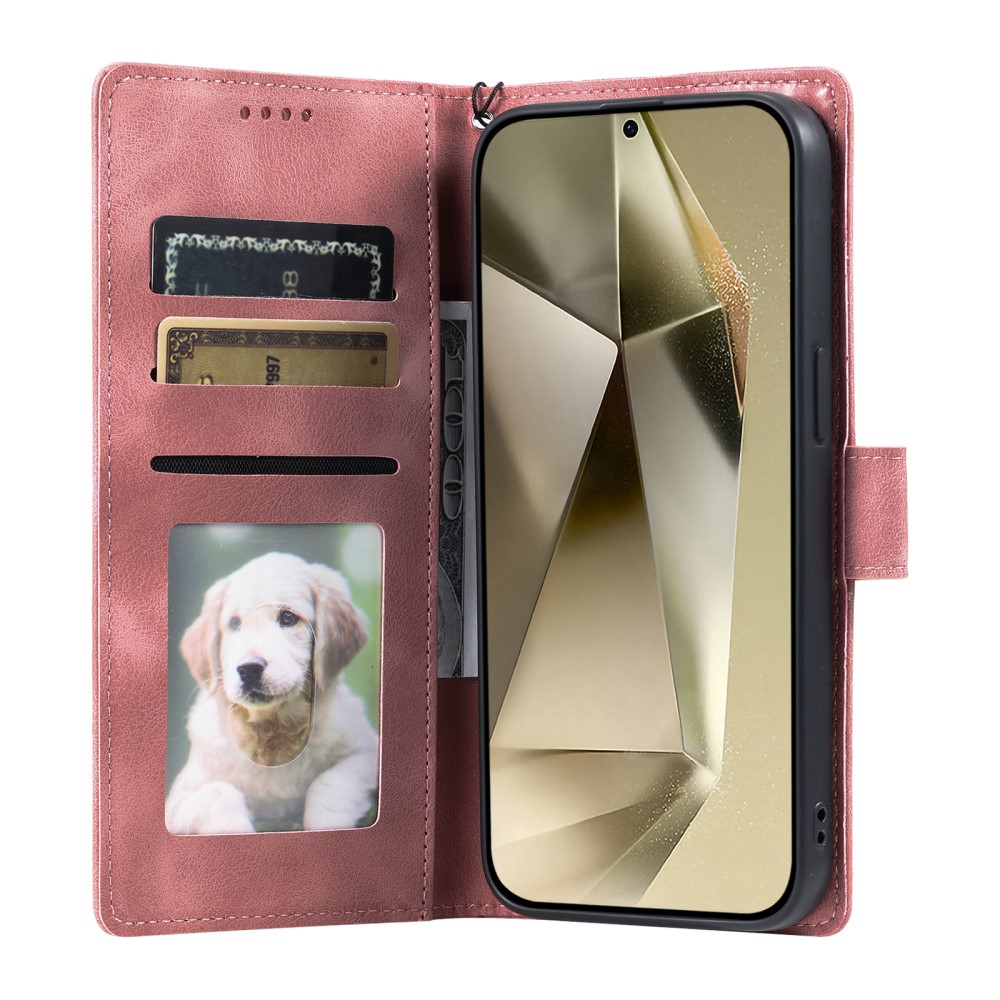  Samsung Galaxy A16 / A26 5G Fodral Mandala Läder Roséguld