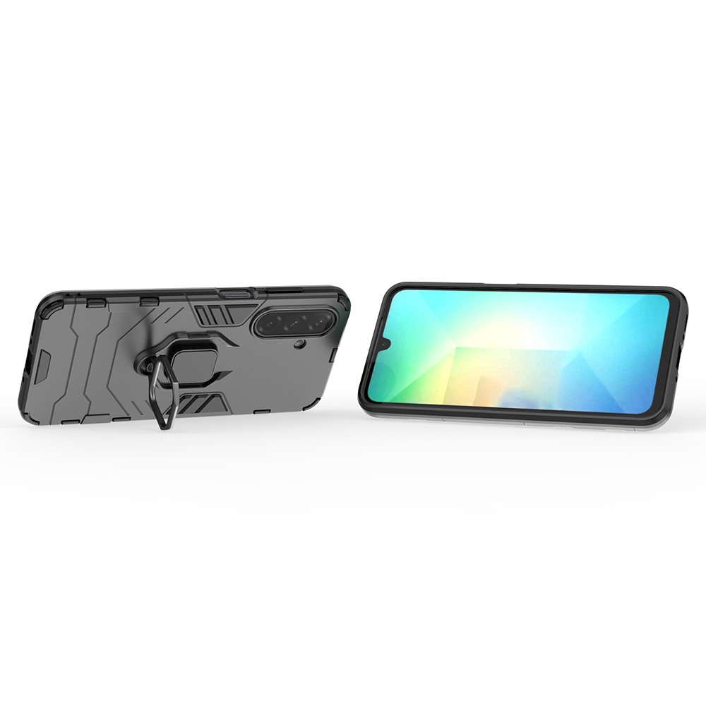  Samsung Galaxy A26 5G Skal Hybrid Ring Armor Svart