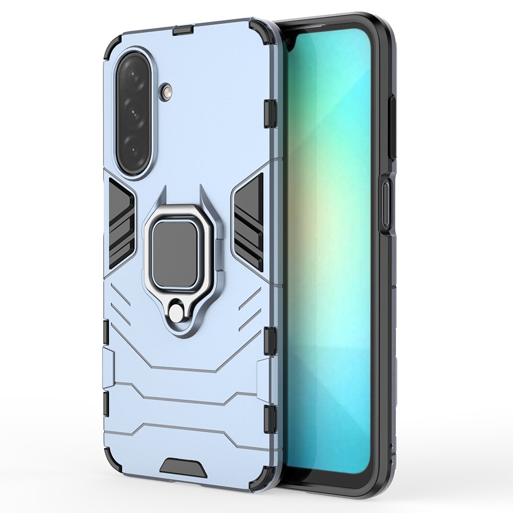  Samsung Galaxy A16 / A26 5G Skal Hybrid Ring Armor Blå
