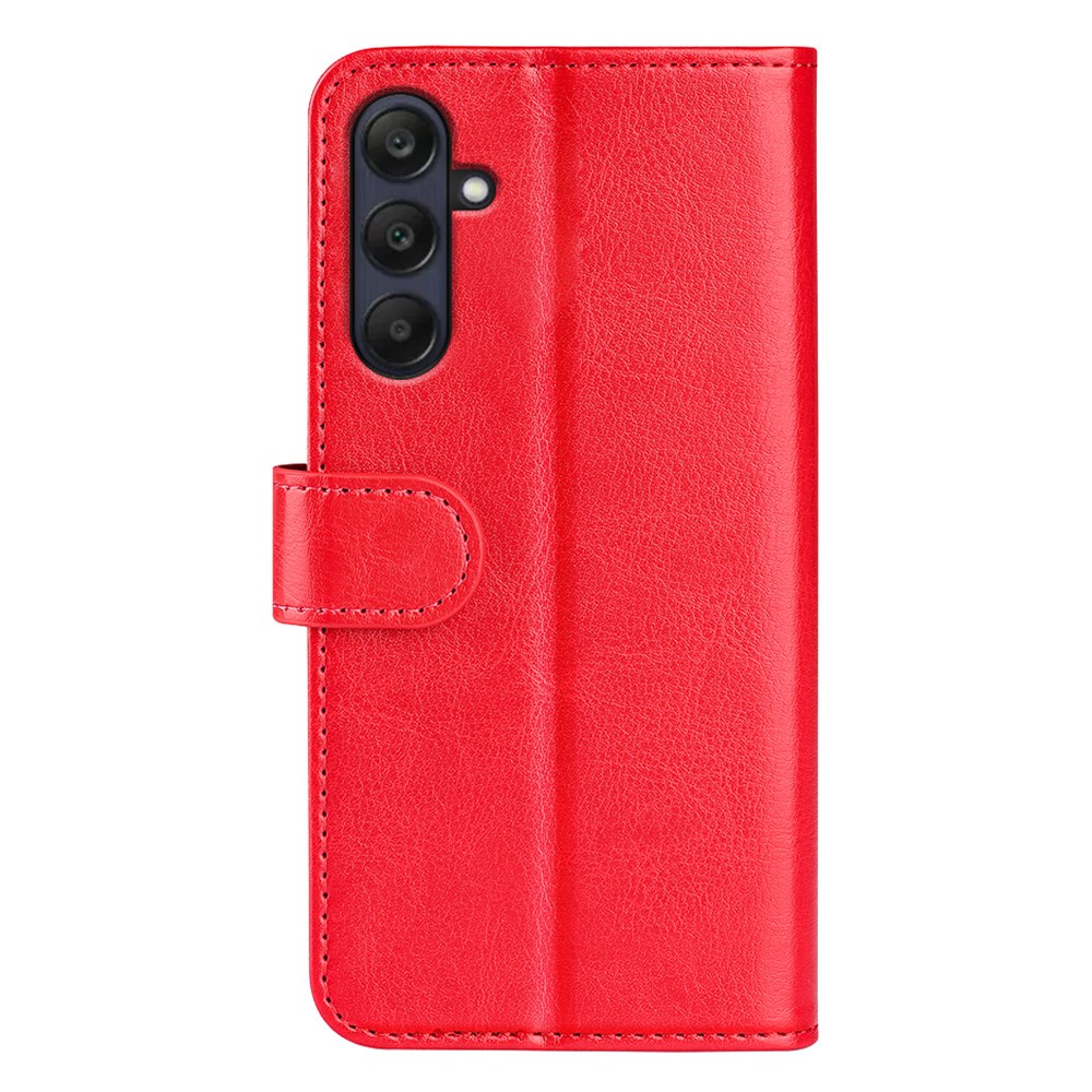  Samsung Galaxy A26 5G Fodral Crazy Horse Läder Röd