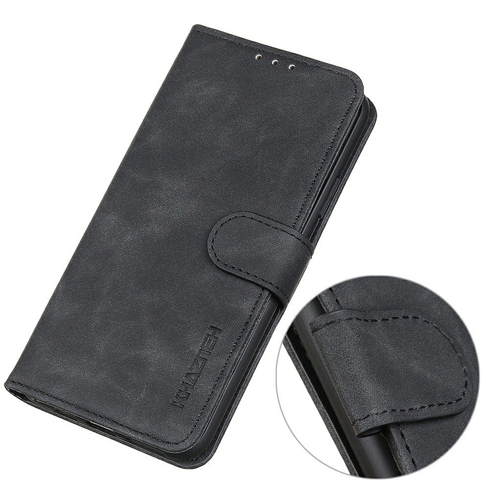 KHAZNEH KHAZNEH Samsung Galaxy A16 / A26 5G Fodral Retro Läder Svart
