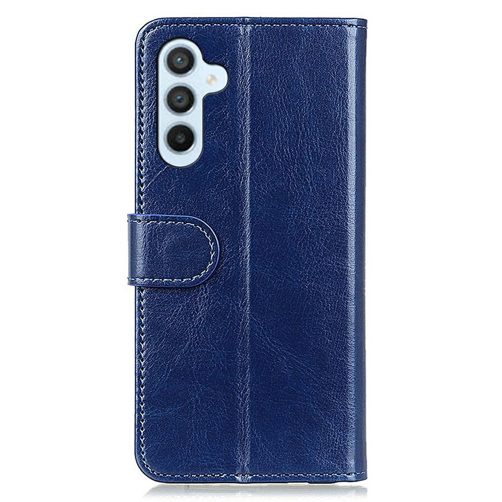 Samsung Galaxy A16 / A26 5G Fodral Crazy Horse Läder Blå