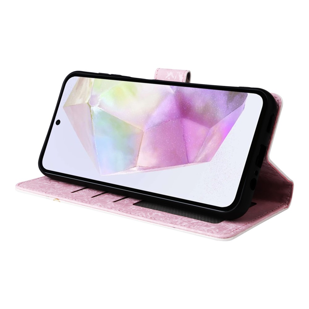  Samsung Galaxy A16/A26 5G Fodral RFID Färgglada Blommor