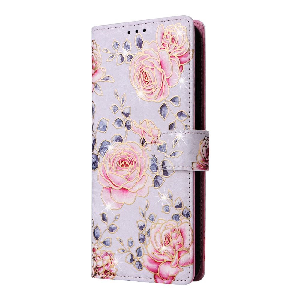  Samsung Galaxy A16/A26 5G Fodral RFID Rosa Blommor