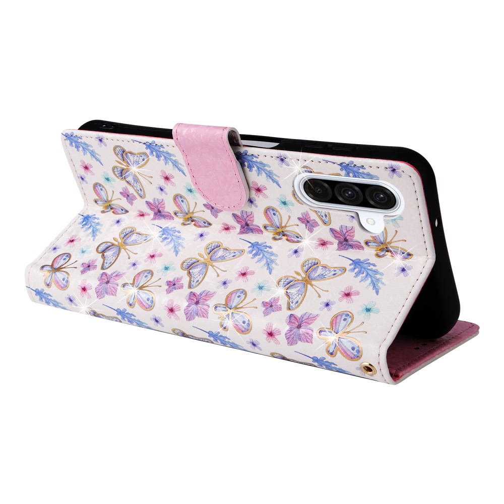  Samsung Galaxy A16/A26 5G Fodral RFID Fjärilar / Blommor