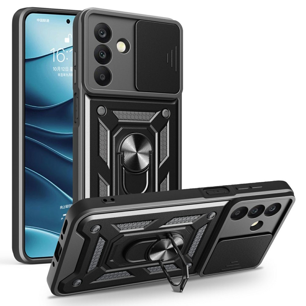  Samsung Galaxy A26 5G Skal CamShield Ring Hybrid Svart
