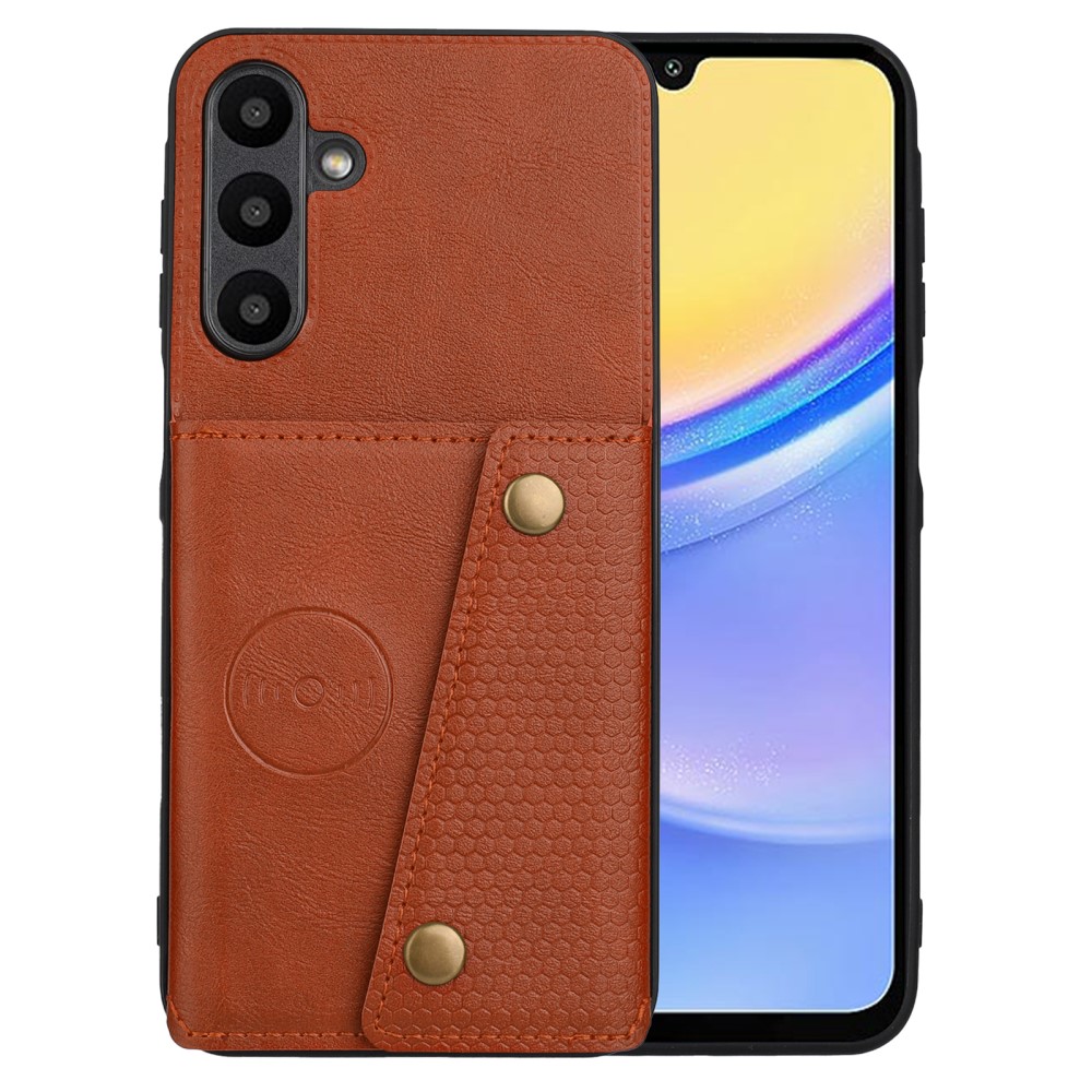  Samsung Galaxy A26 5G Skal Läder Med Kortfack Och Magnet