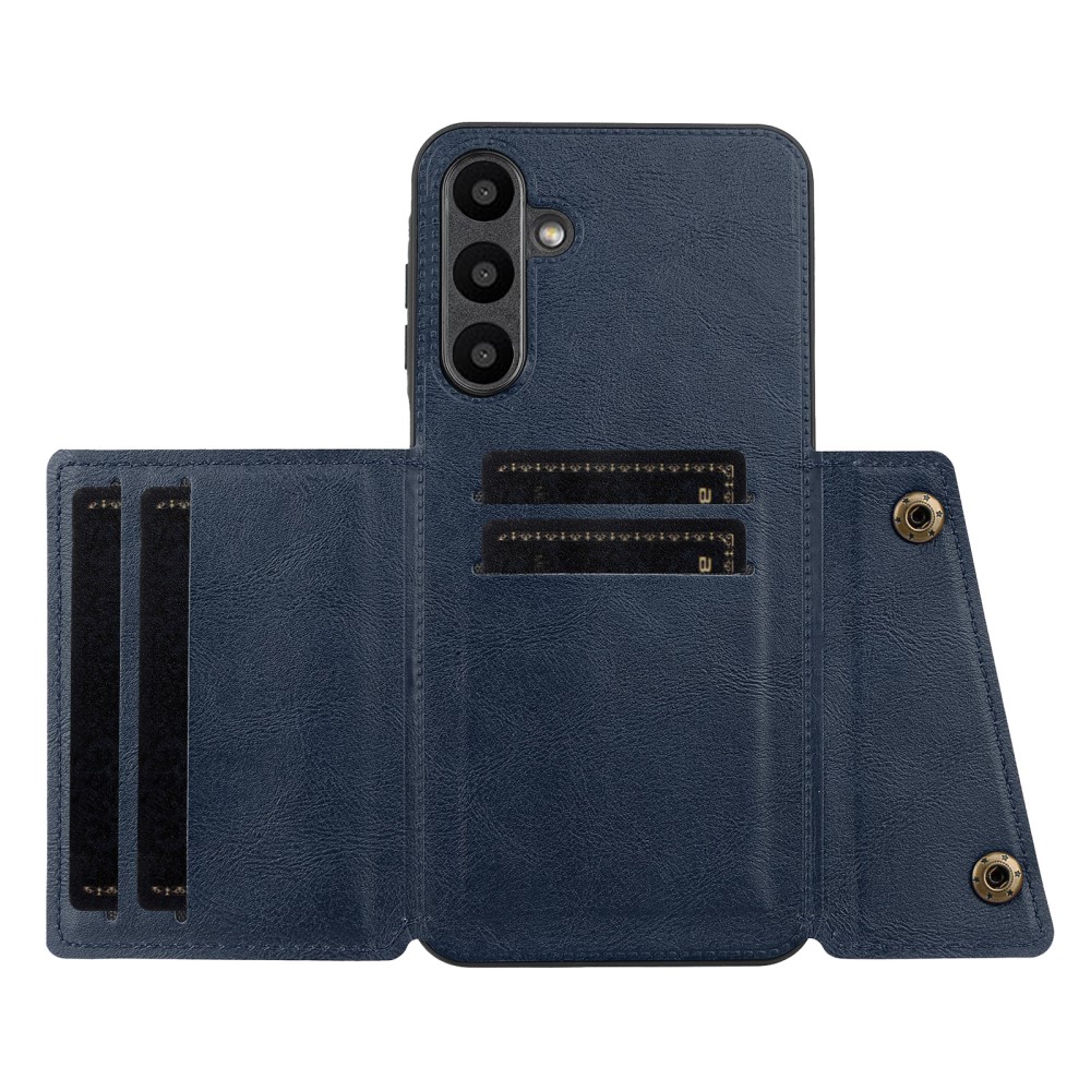  Samsung Galaxy A26 5G Skal Läder Med Kortfack Och Magnet
