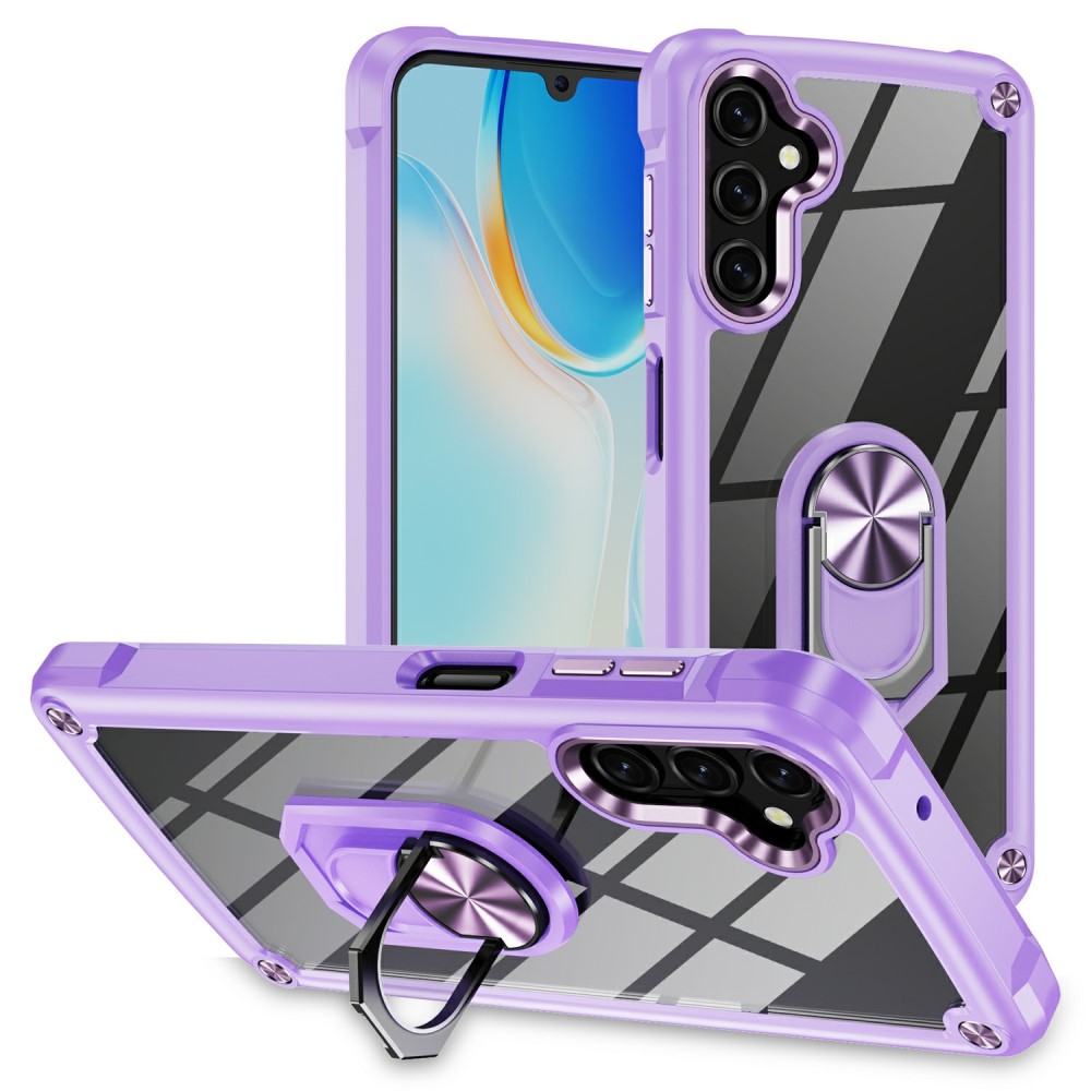  Samsung Galaxy A16/A26 5G Skal Shockproof Ring Hybrid Lila