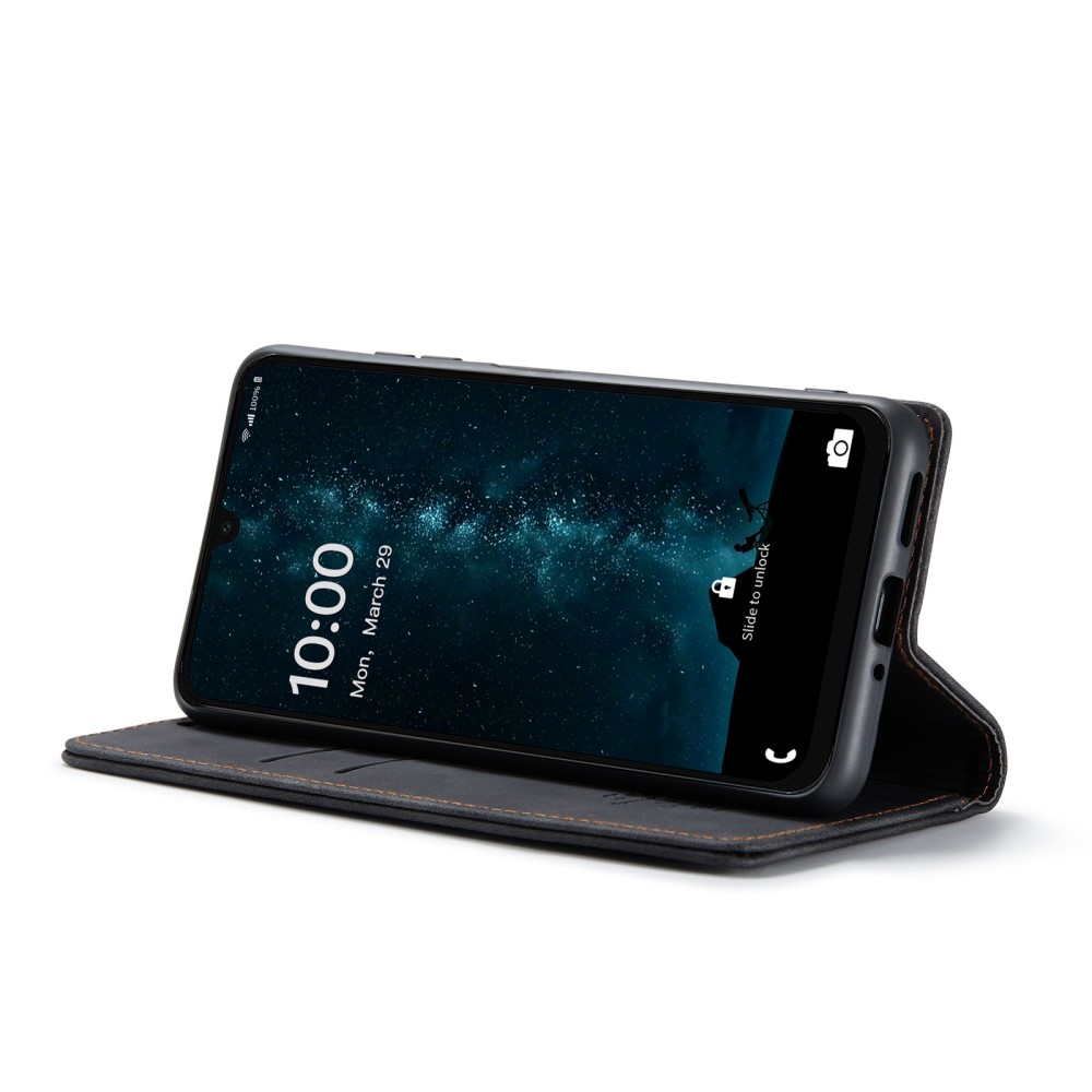 CASEME CASEME Galaxy A16/A26 5G Fodral Flip Retro Läder Svart