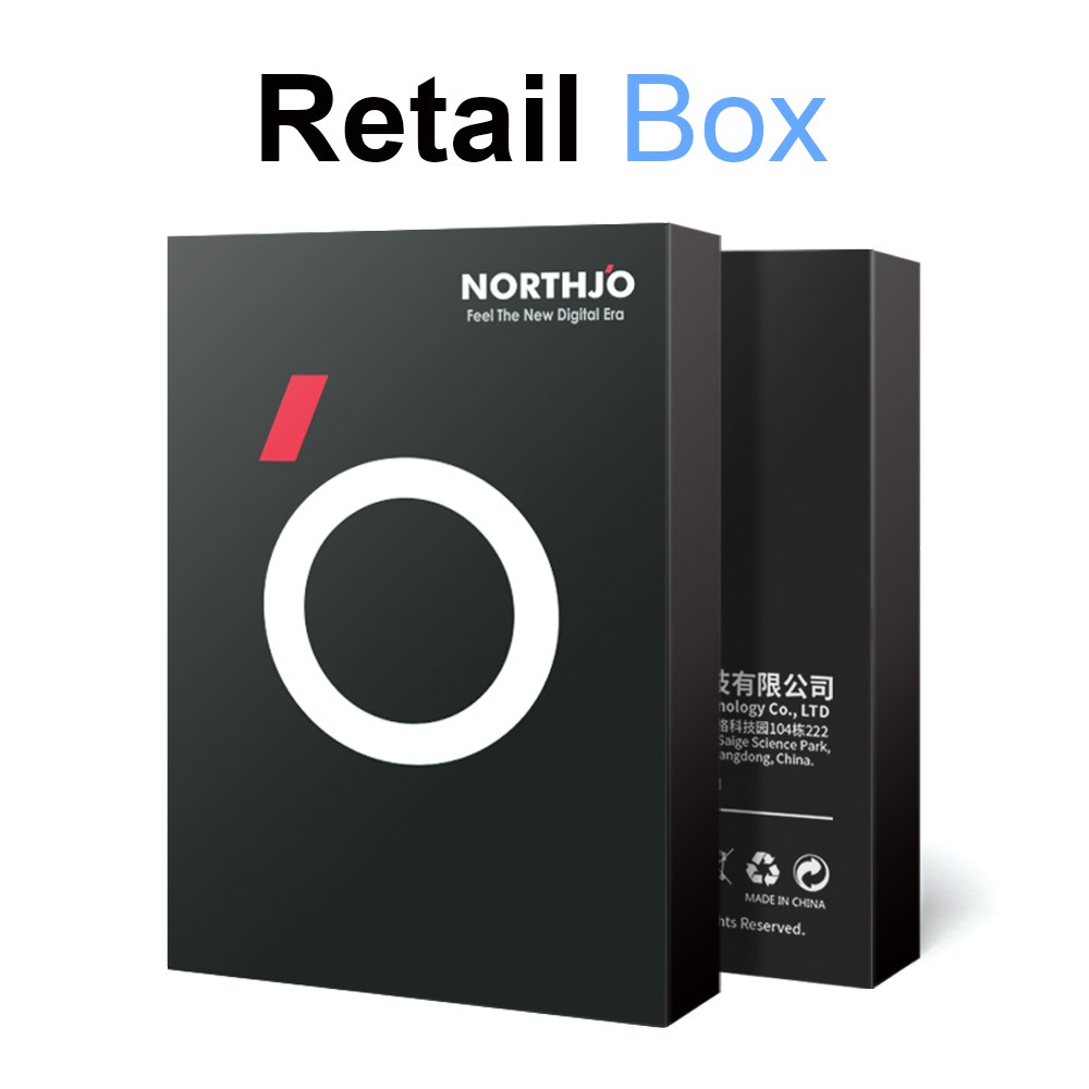 NORTHJO NORTHJO Galaxy A26 5G Linsskydd Härdat Glas Svart