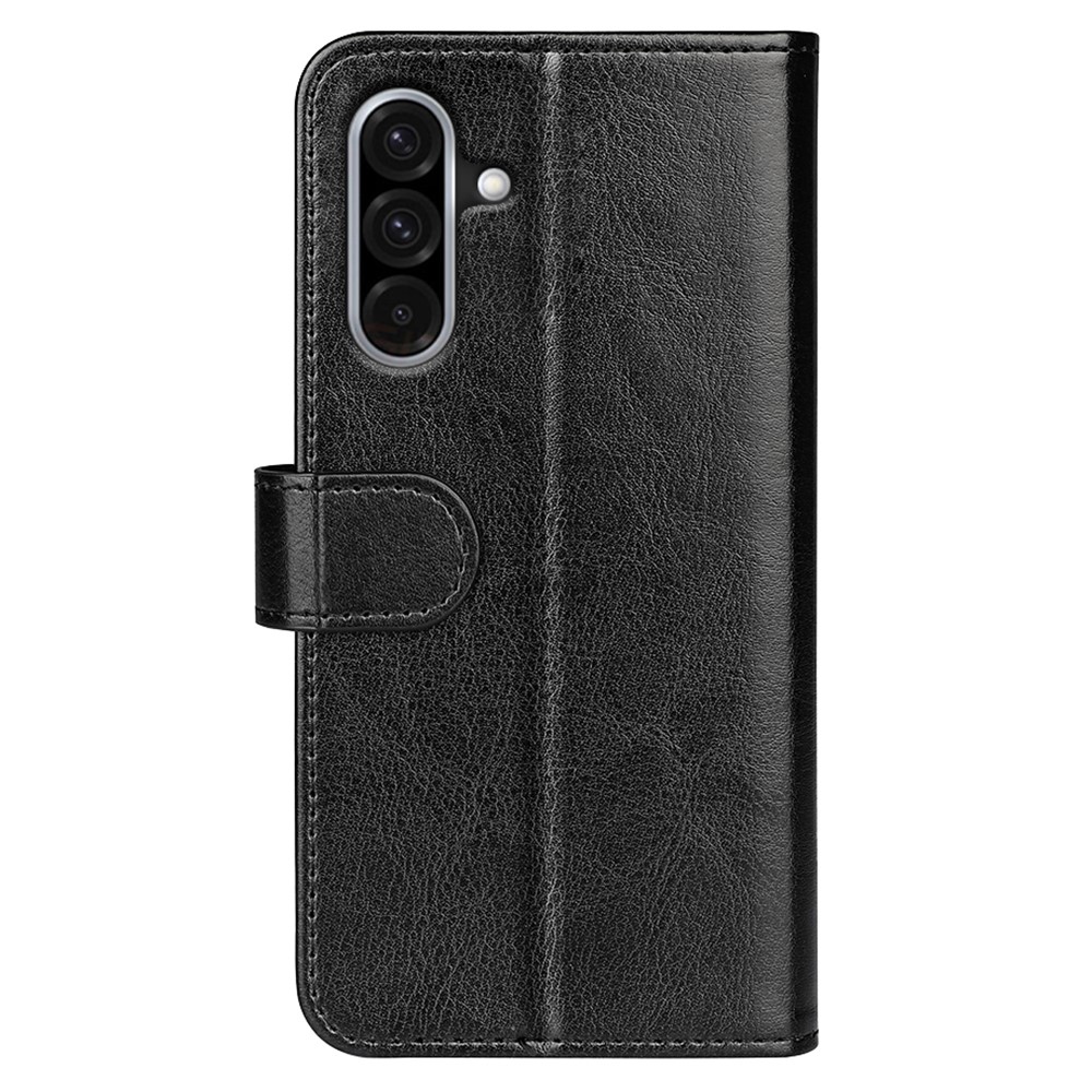  Samsung Galaxy A36 5G/A56 5G Fodral Crazy Horse Läder Svart