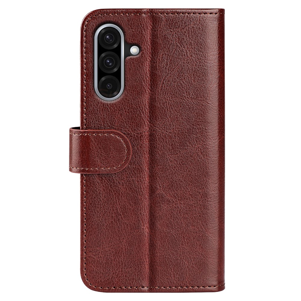  Samsung Galaxy A36 5G/A56 5G Fodral Crazy Horse Läder Brun
