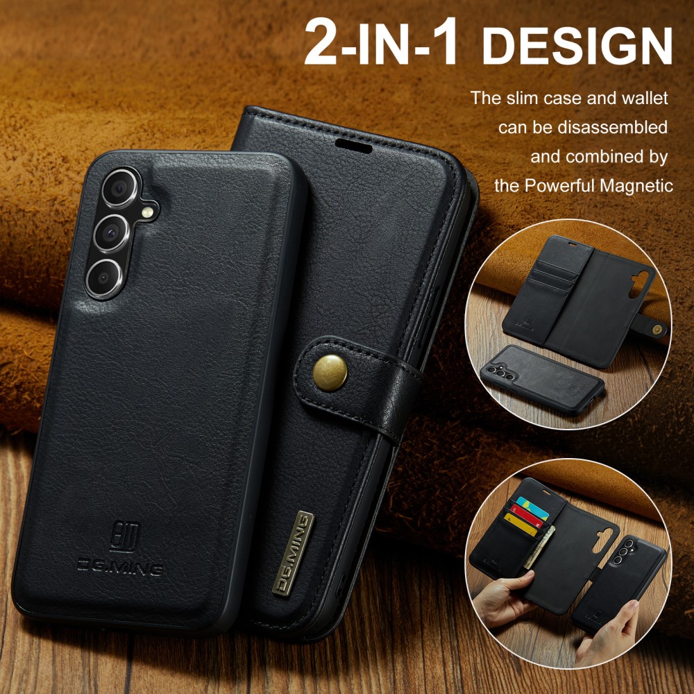 DG.MING DG.MING Samsung Galaxy A36 5G/A56 5G 2in1 Fodral / Skal Svart