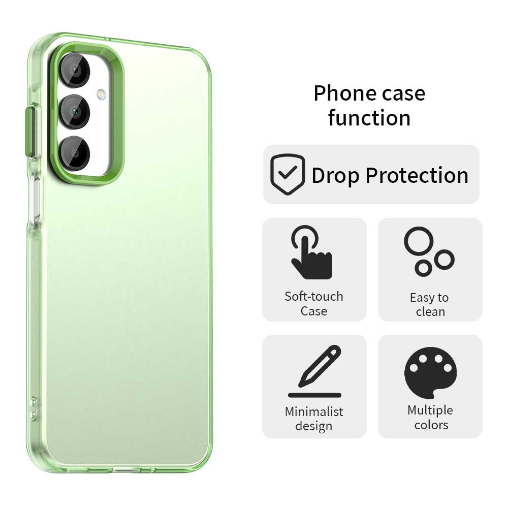  Samsung Galaxy A36 5G/A56 5G Skal Hybrid Matt Grön