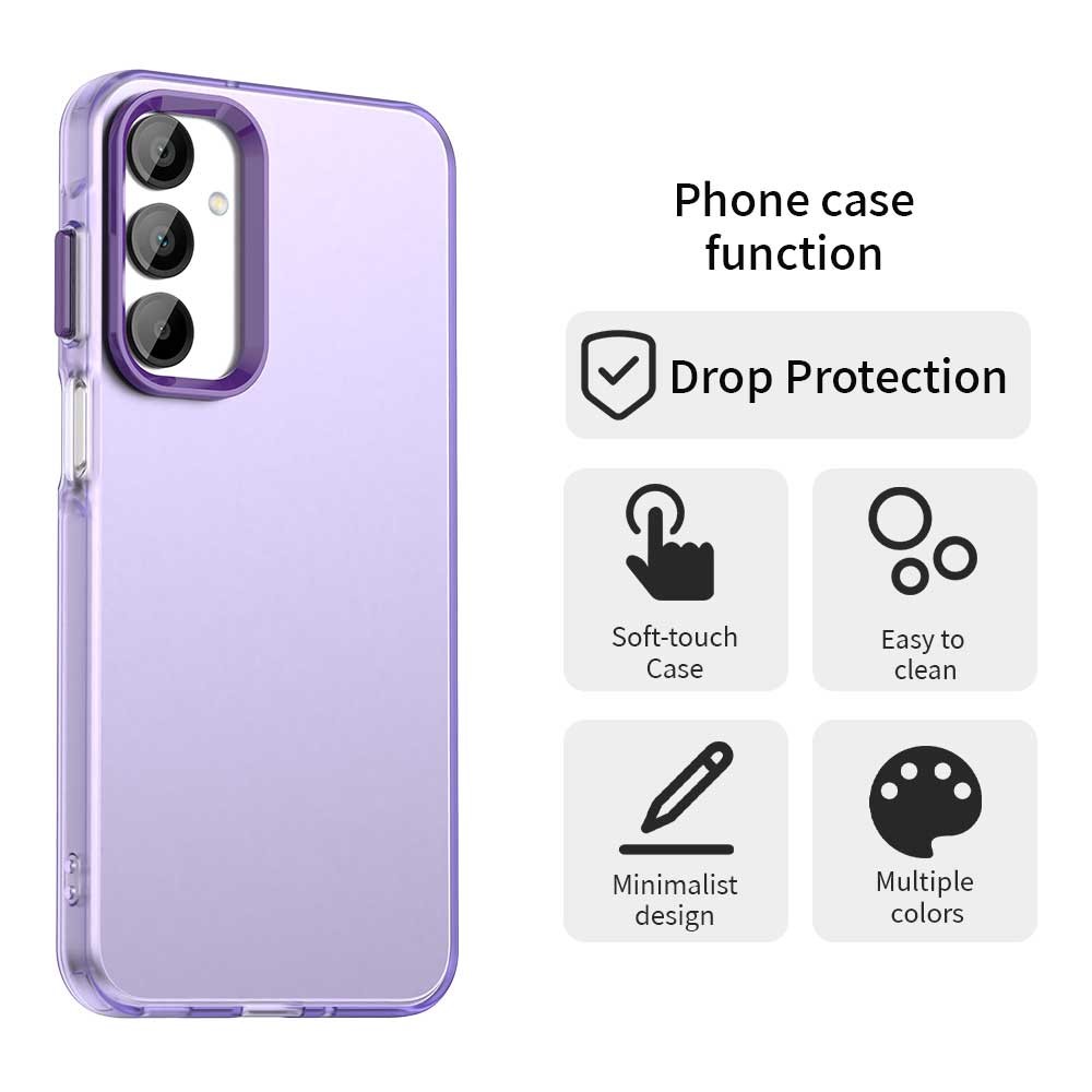  Samsung Galaxy A36 5G/A56 5G Skal Hybrid Matt Lila