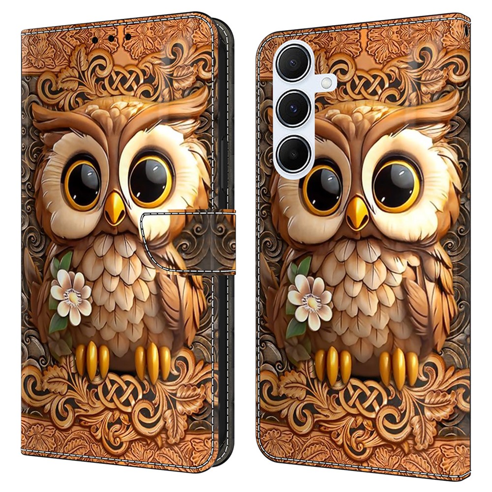  Samsung Galaxy A36 5G/A56 5G Fodral Med Tryck Uggla