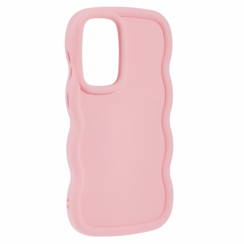  Samsung Galaxy A56 5G / A36 5G Mobilskal Wavy Ljus Rosa
