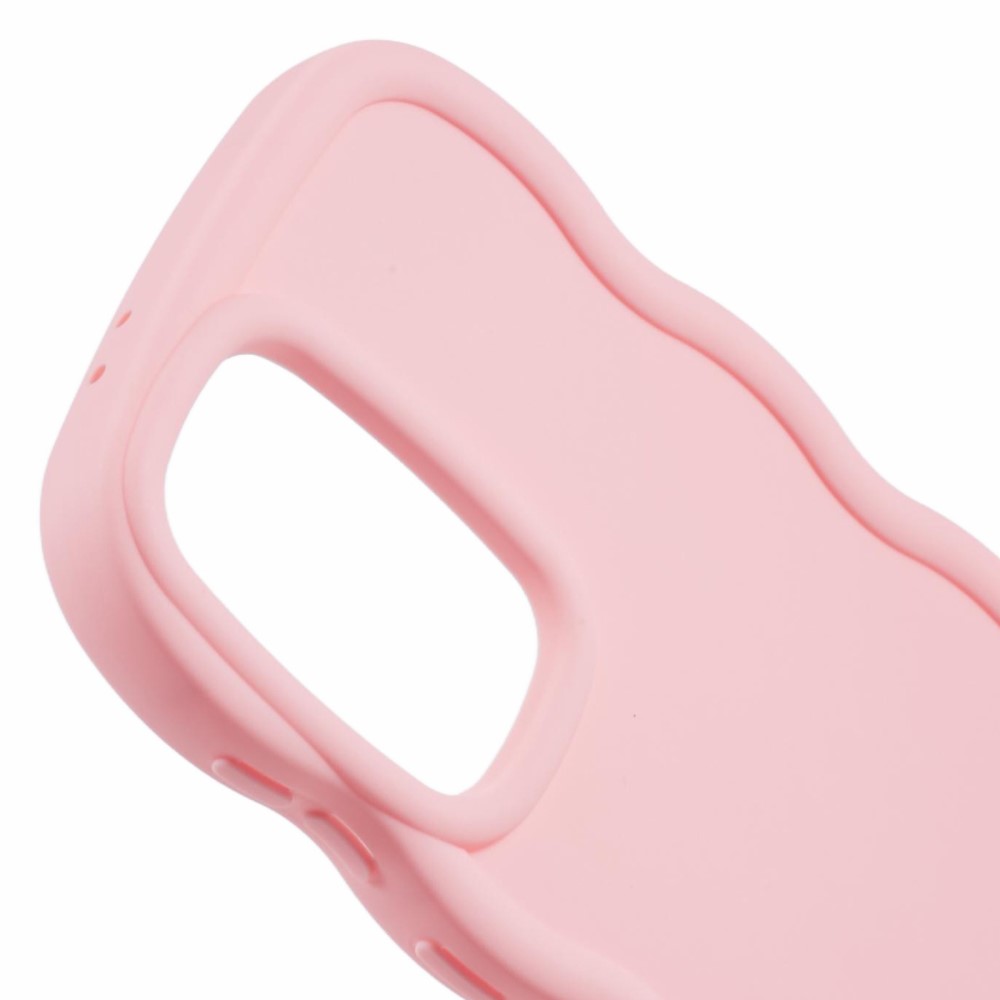  Samsung Galaxy A56 5G / A36 5G Mobilskal Wavy Ljus Rosa