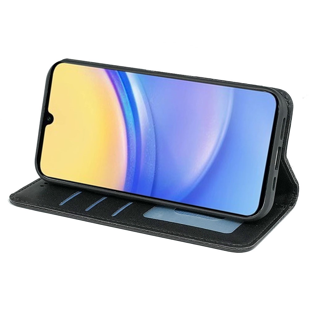  Samsung Galaxy A56 5G/A36 5G Fodral Flip Läder Svart