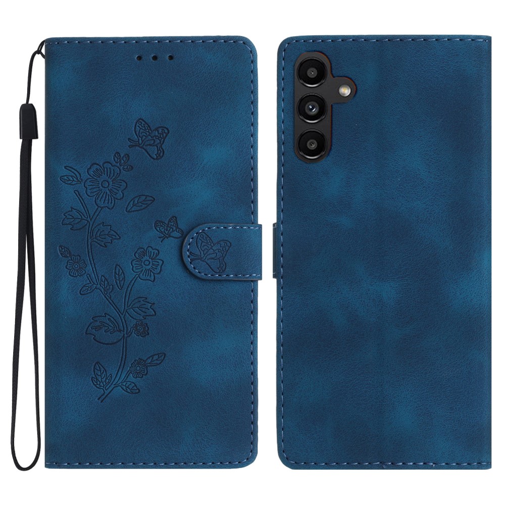  Samsung Galaxy A36 5G/A56 5G Fodral Med Blommigt Tryck