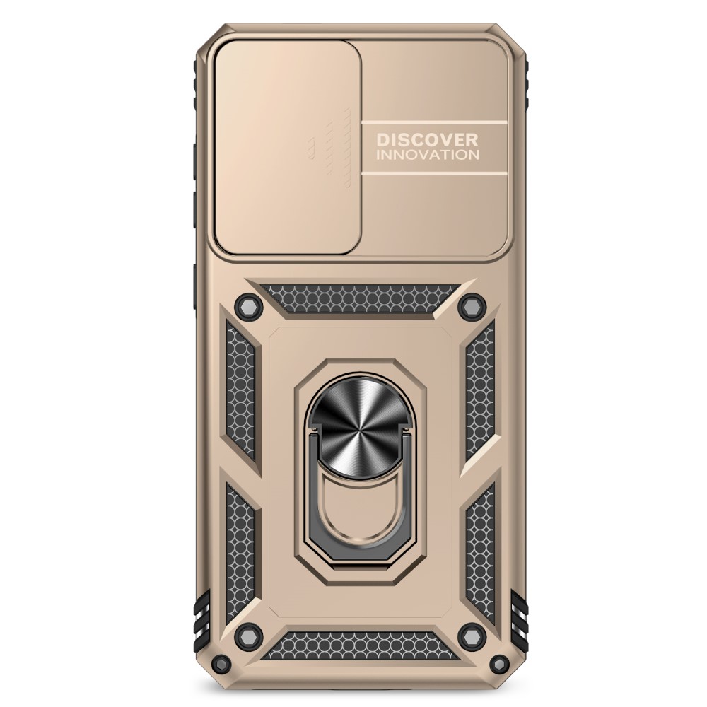  Samsung Galaxy A56 5G/A36 5G Skal CamShield Ring Hybrid Guld