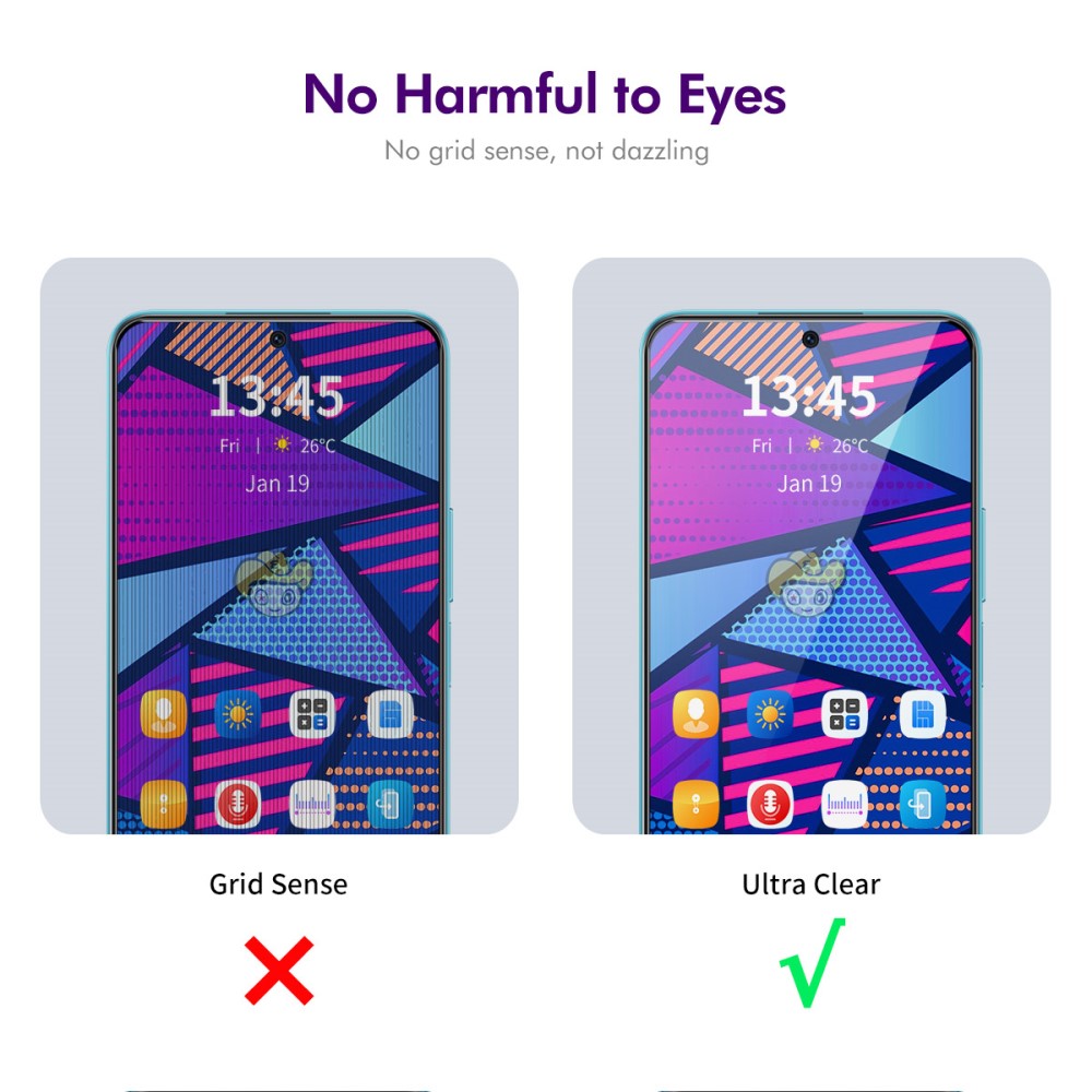 ENKAY ENKAY Galaxy A56 5G/A36 5G Skärmskydd Heltäckande Privacy