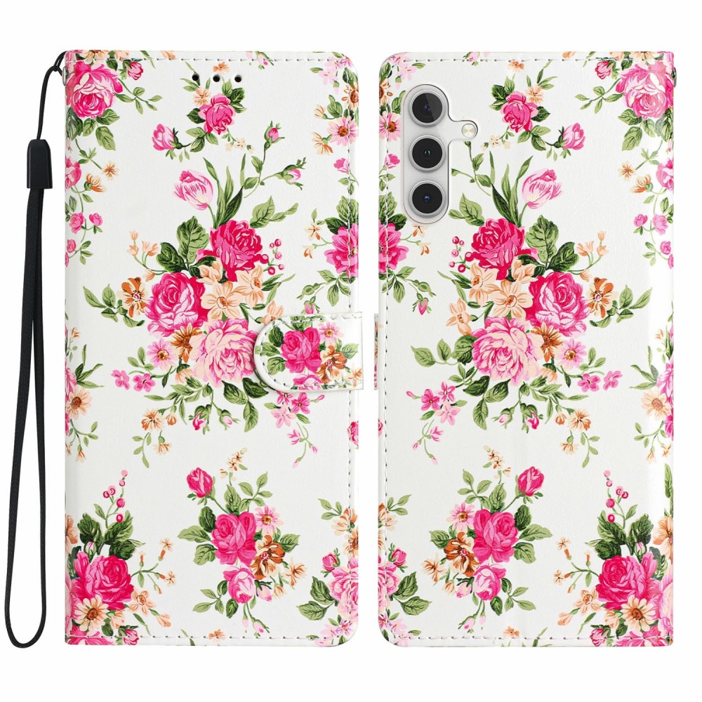  Samsung Galaxy S25 Plus Fodral Med Tryck Blommor