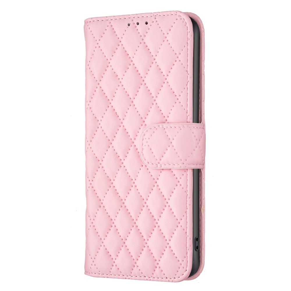  Motorola Moto G35 5G Fodral Diamond Läder Rosa