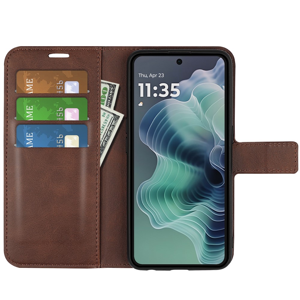  Motorola Moto G35 5G Fodral Läder Brun