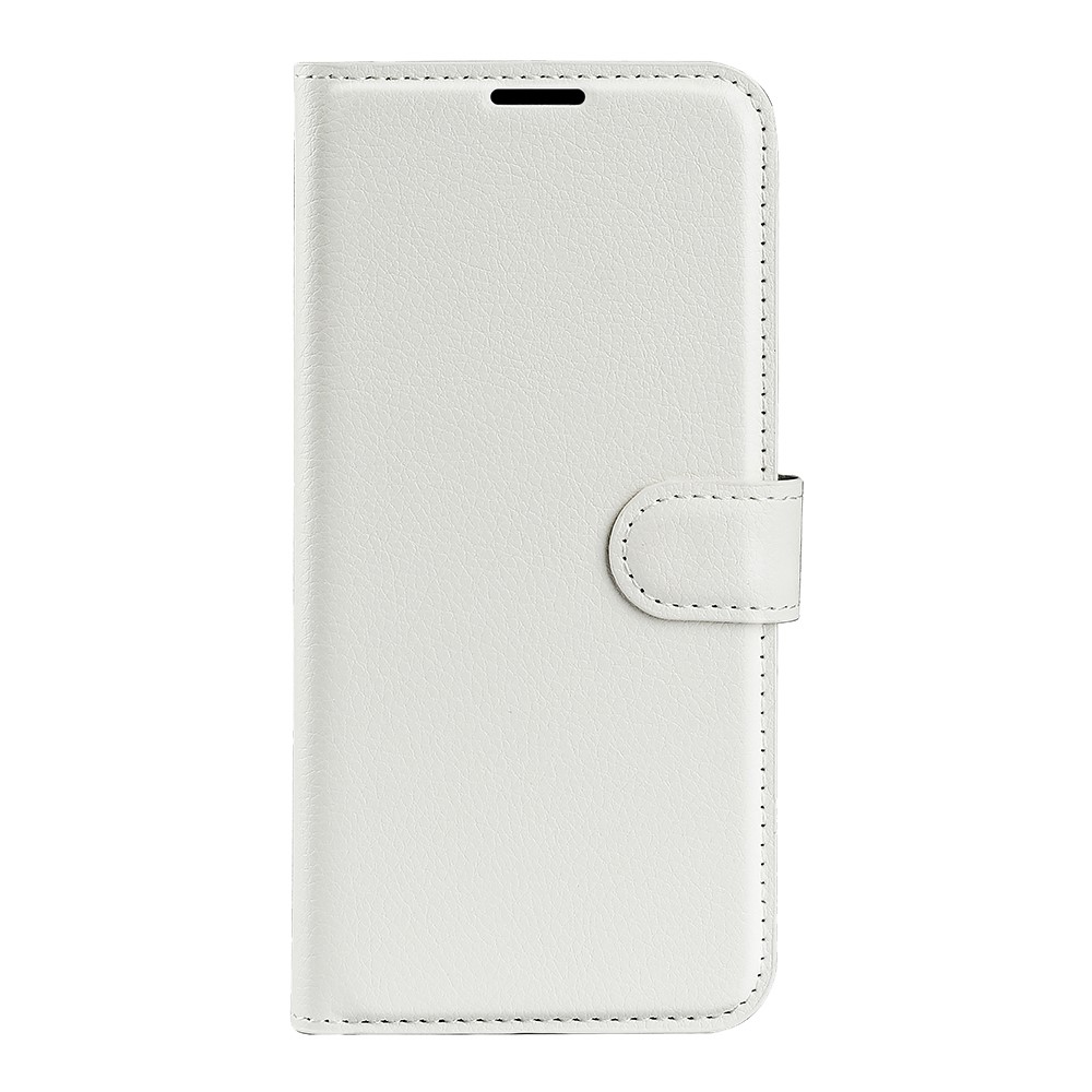  Motorola Moto G35 5G Fodral Litchi Läder Vit