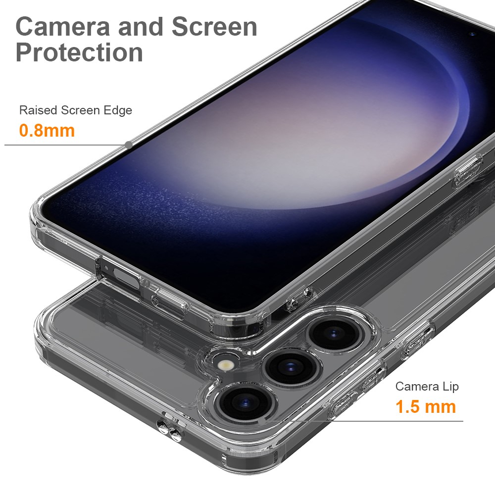  Samsung Galaxy S25 Plus Skal TPU / Akryl Transparent