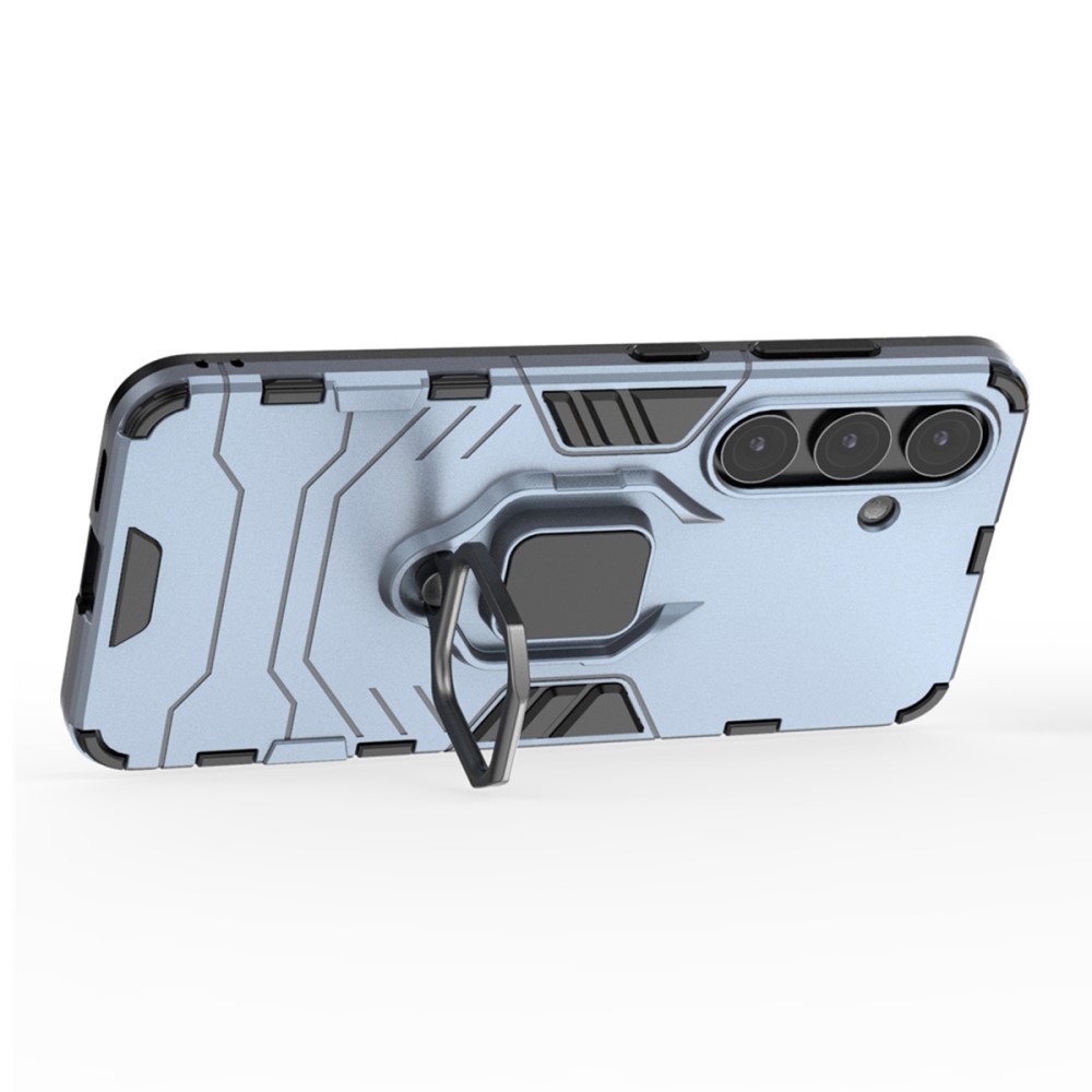  Samsung Galaxy S25 Plus Skal Hybrid Armor Ring Blå