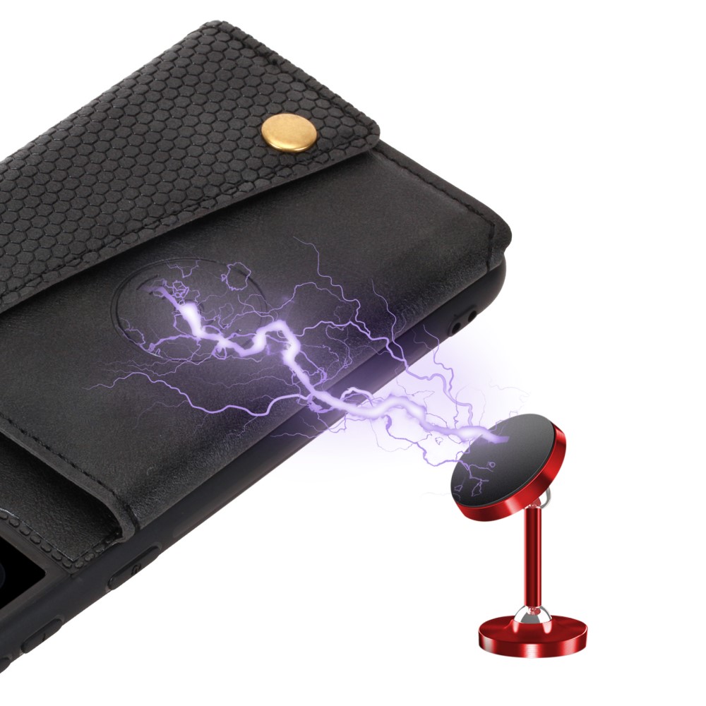  Samsung Galaxy S25 Plus Skal Med Kortfack Och Magnet