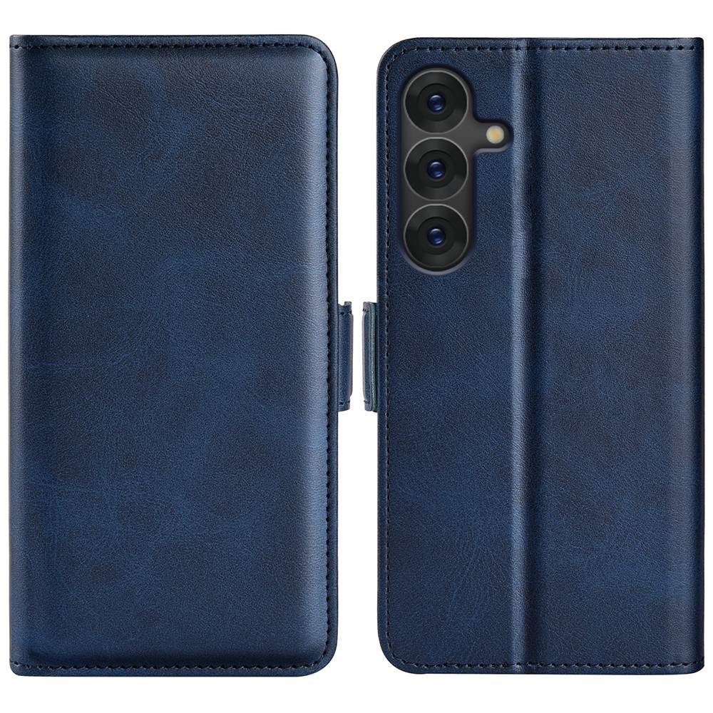  Samsung Galaxy S25 Plus Fodral Läder Blå