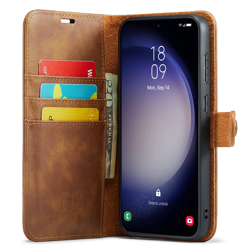 DG.MING DG.MING Galaxy S25 Plus 2in1 Magnet Fodral / Skal Brun