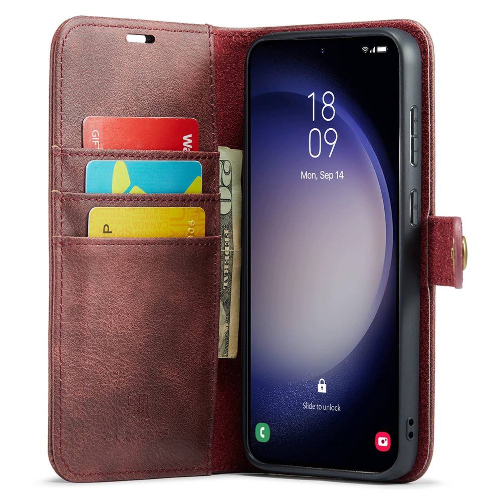 DG.MING DG.MING Galaxy S25 Plus 2in1 Magnet Fodral / Skal Röd