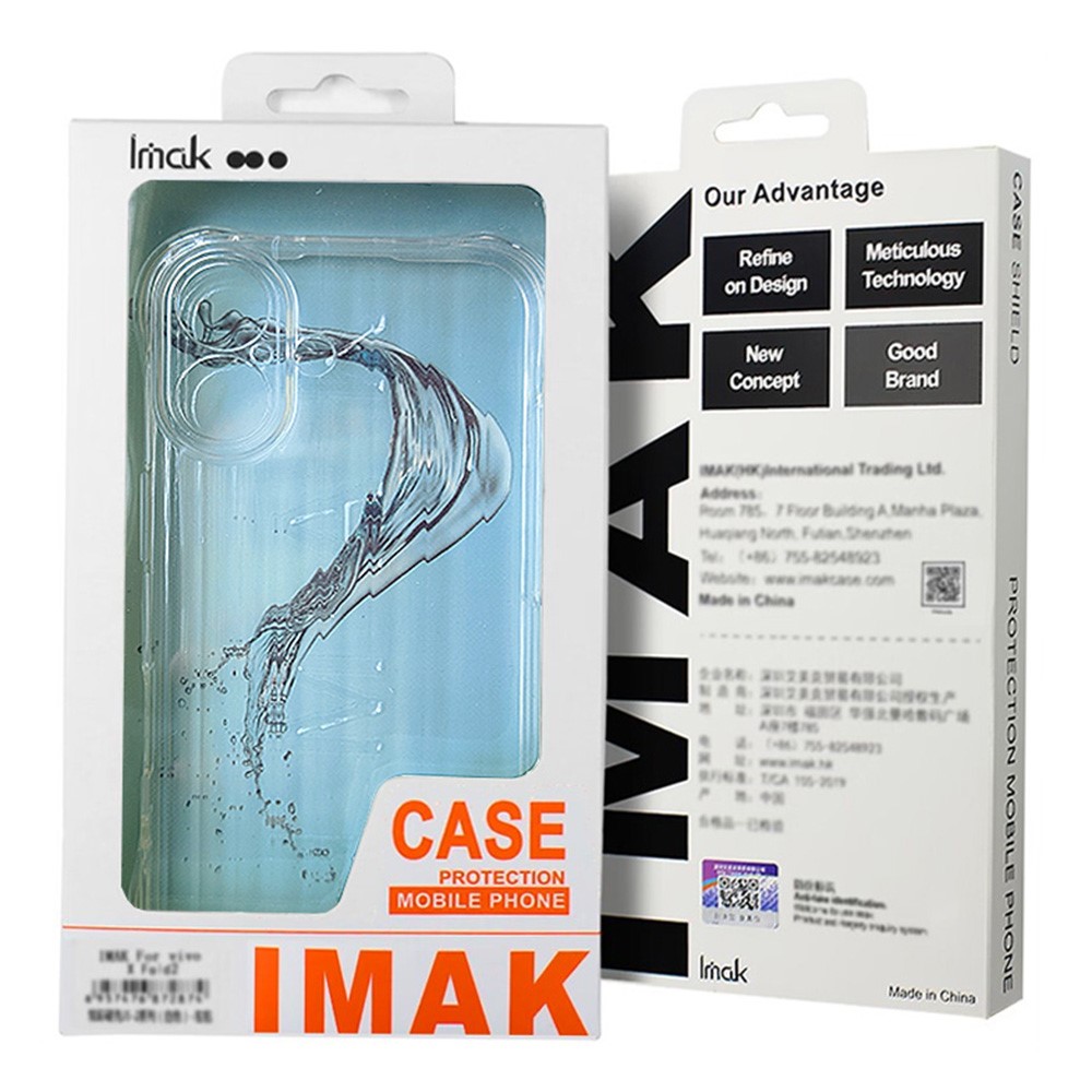 IMAK IMAK Motorola Moto G35 5G Skal Shockproof Transparent
