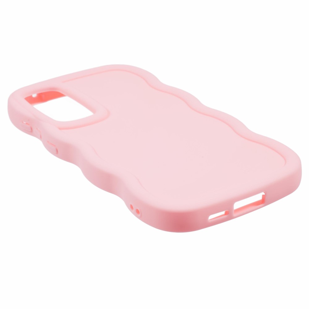  Samsung Galaxy S25 Plus Mobilskal Wavy Ljus Rosa