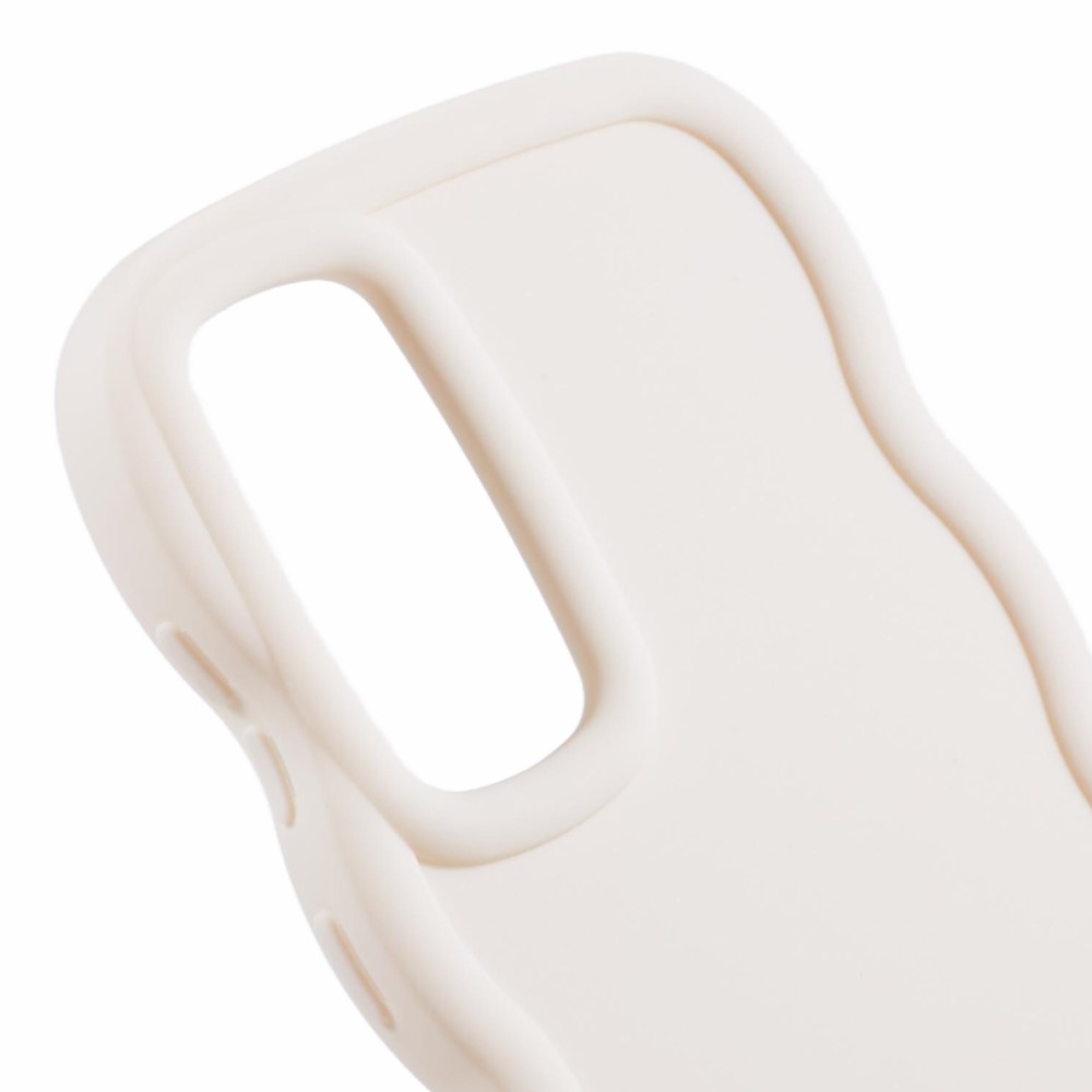  Samsung Galaxy S25 Plus Mobilskal Wavy Off White