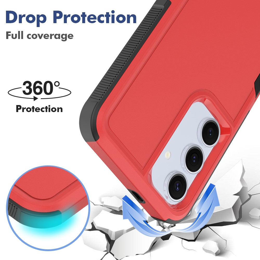  Samsung Galaxy S25 Plus Skal Extreme Shockproof Röd