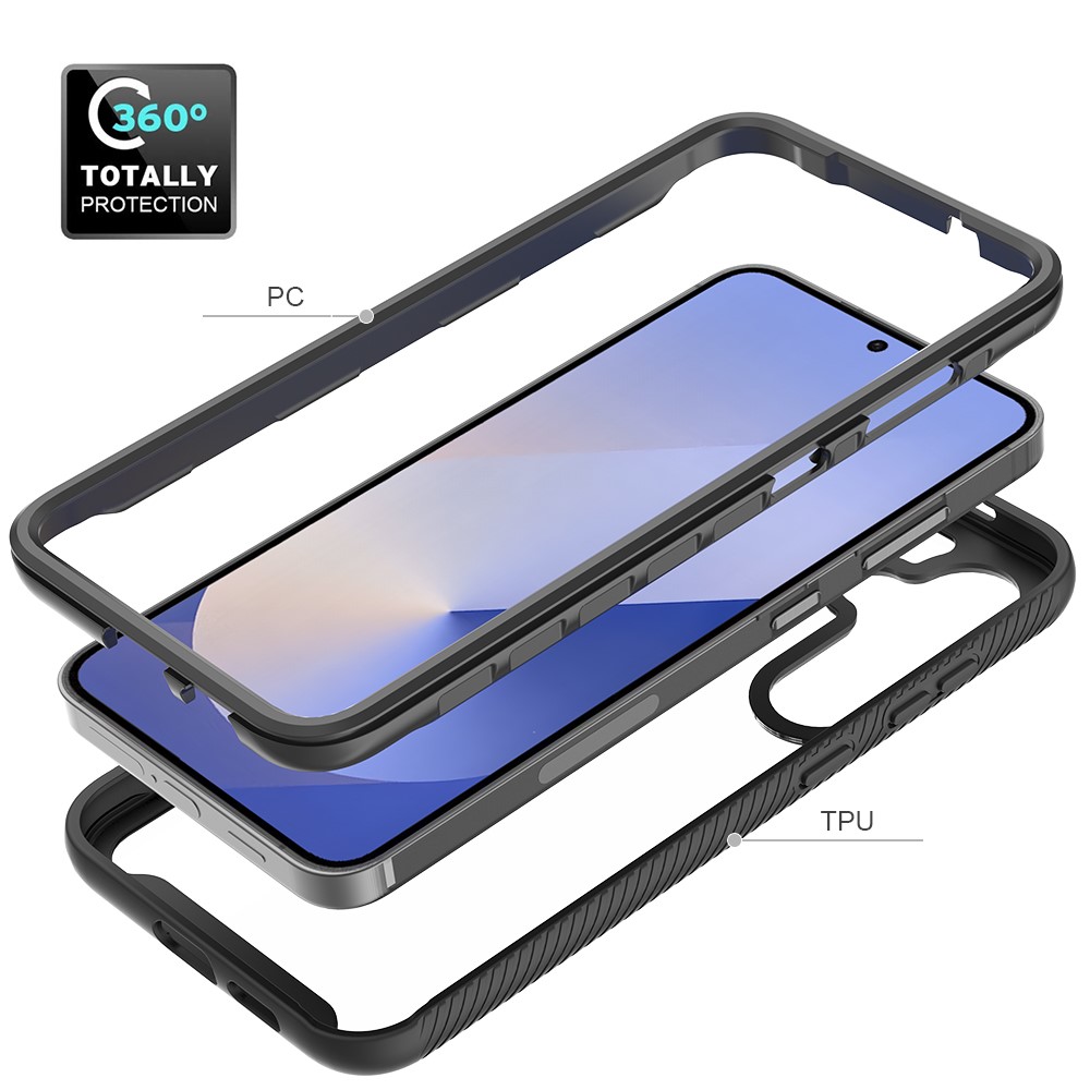  Samsung Galaxy S25 Plus Skal Hybrid Shockproof Svart