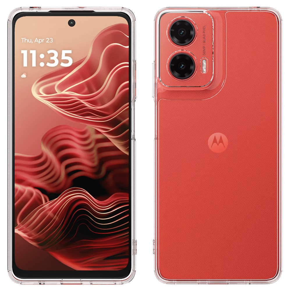  Motorola Moto G35 5G Skal TPU / Akryl Transparent