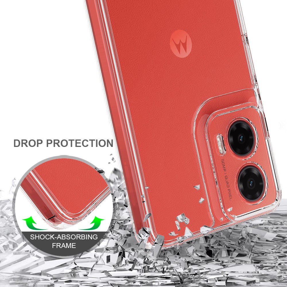  Motorola Moto G35 5G Skal TPU / Akryl Transparent