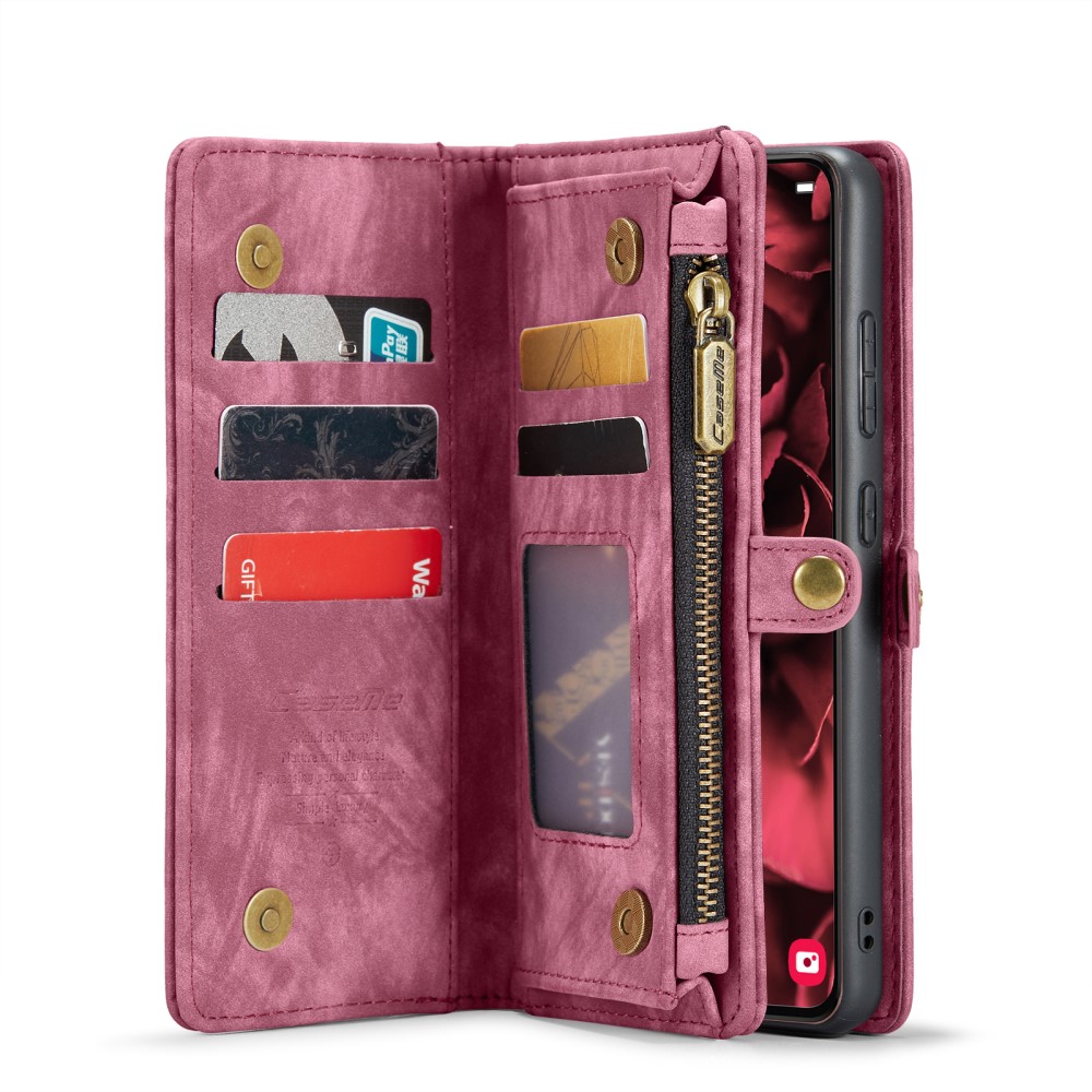 CASEME CASEME Galaxy S25 Plus 2in1 Fodral/Skal Multifunktionell Röd